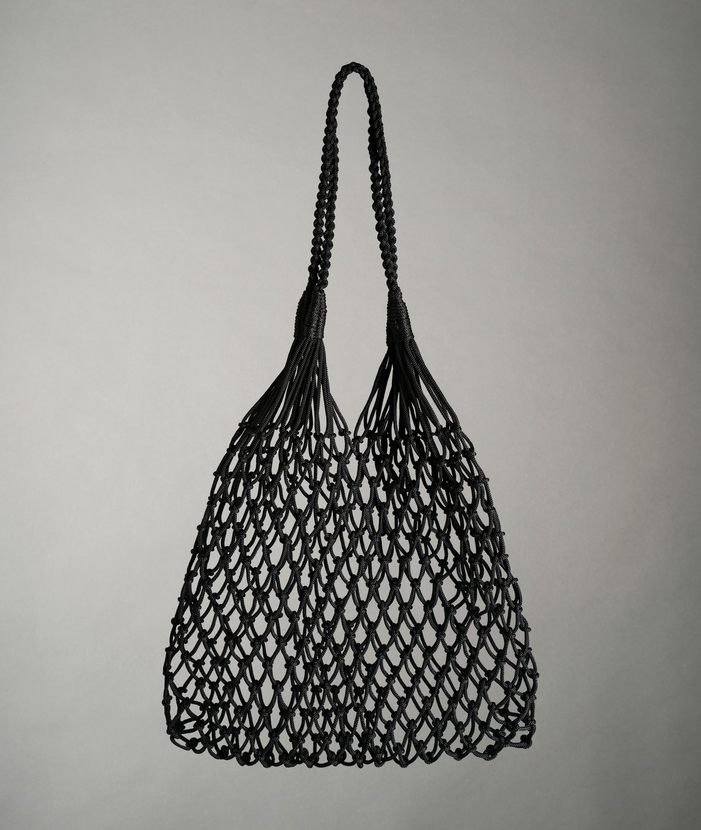 Recycled Ocean-Bound Plastic Knot Bag - Black