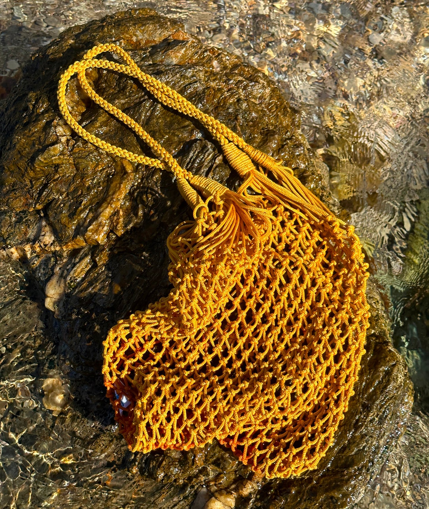 Recycled OBP Knot Bag - Golden Sun