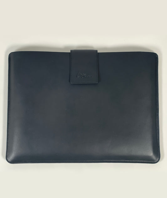 Leather Laptop Cover 13"- Black