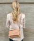 Braid Leather Fold Bag - Natural