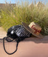 Recycled OBP Knot Bag - Black