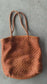 Soft Leather Tote - Deep Amber