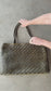 Braided Leather Tote - Olive Garden