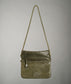 Braid Leather Fold Bag - Olive Garden